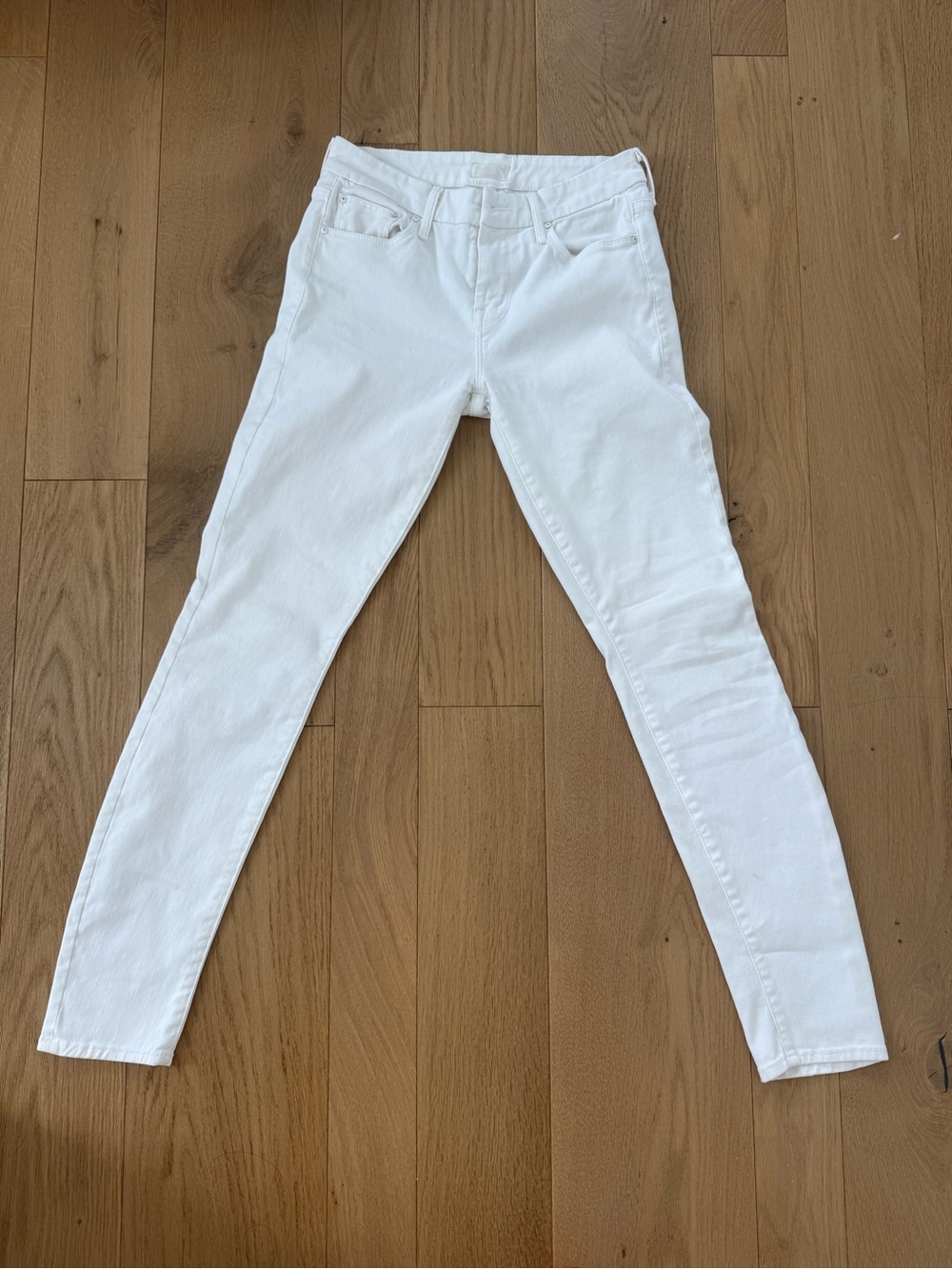 MOTHER White Skinny Jeans - Women's Stretch Fit